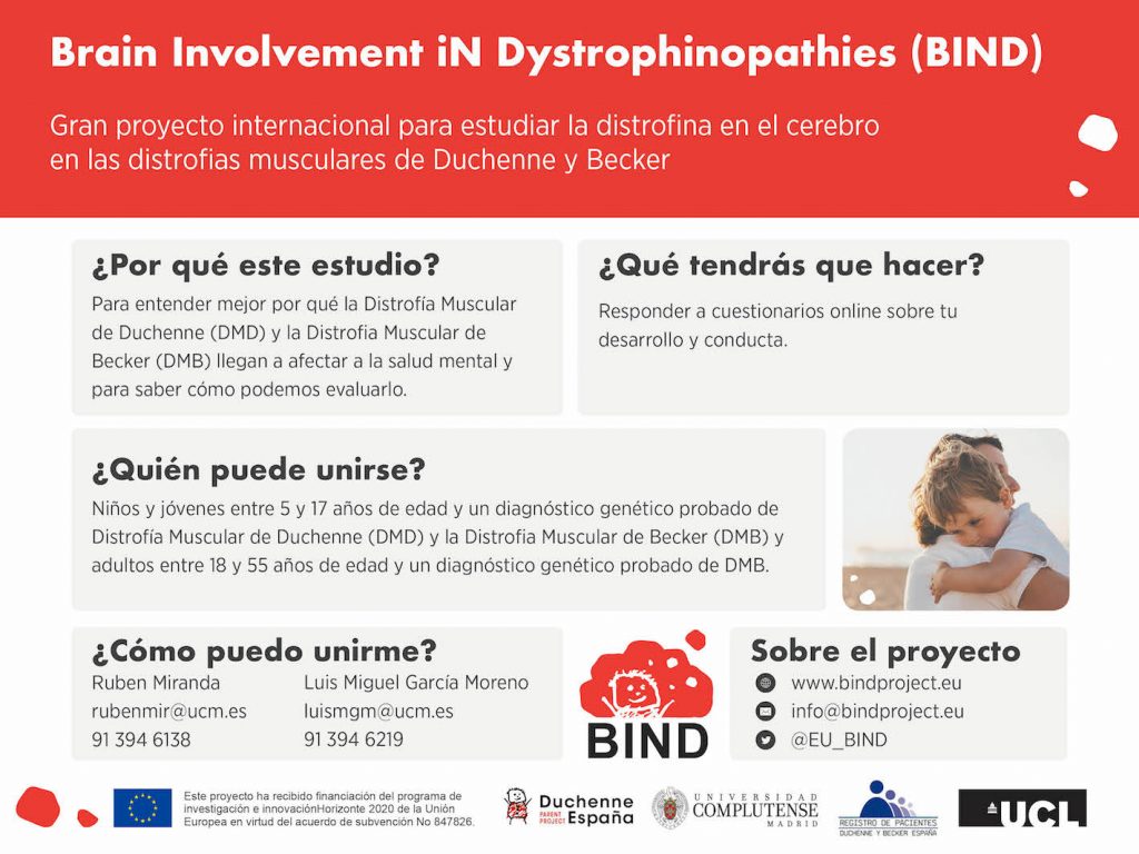 España es la primera en abrir un estudio para investigar la DMD / DMB y la salud mental